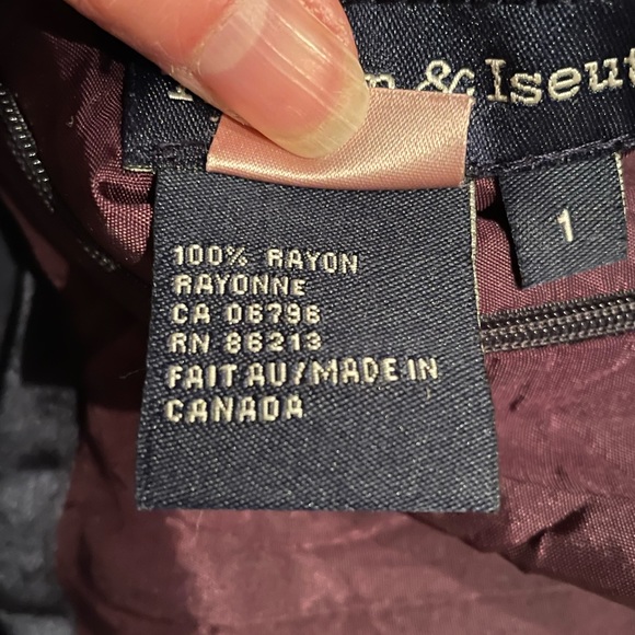 Tristan navy blue fitted lined dress - size 1 - Picture 7 of 7